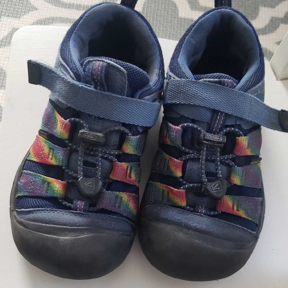 Keen Kids Water Shoes - Navy and Rainbow